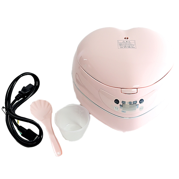 美品アズマ　ハートライスクッカー　LRCK-401 炊飯器 動作 OK ピンク 美品アズマ ハートライスクッカー LRCK-401 炊飯器 動作 OK